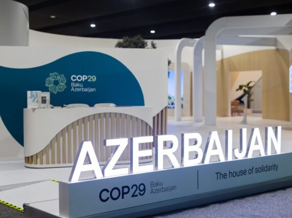 COP29 Azerbaijan display. Credit: International Maritime Organisation