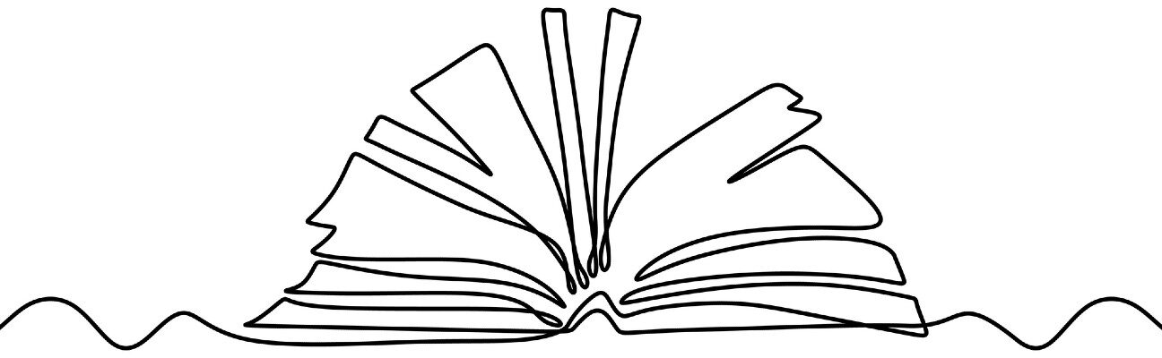 Illustration of an open book